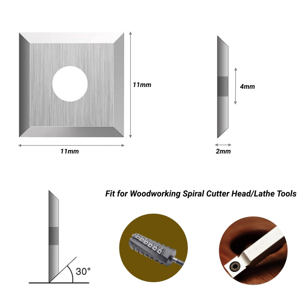 14x14x2mm Carbide Insert Blades for Lathe Tools
