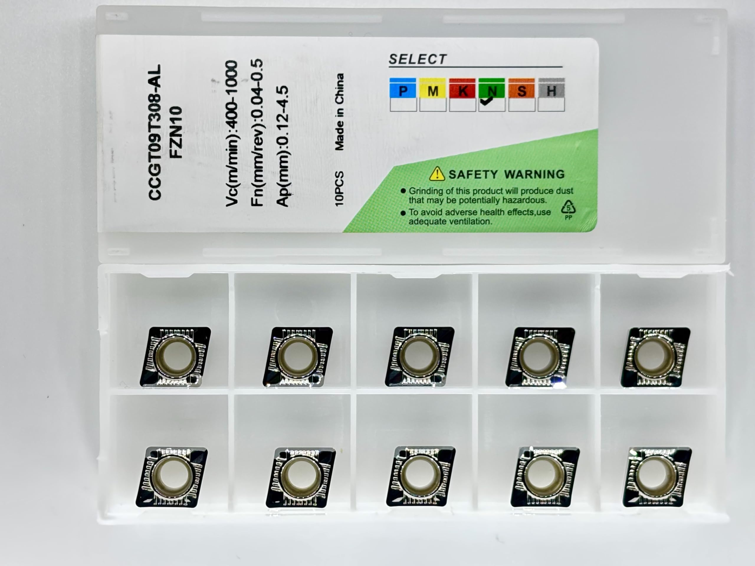 Carbide Inserts for Aluminum Turning CCGT 32.52 CCGT09T308
