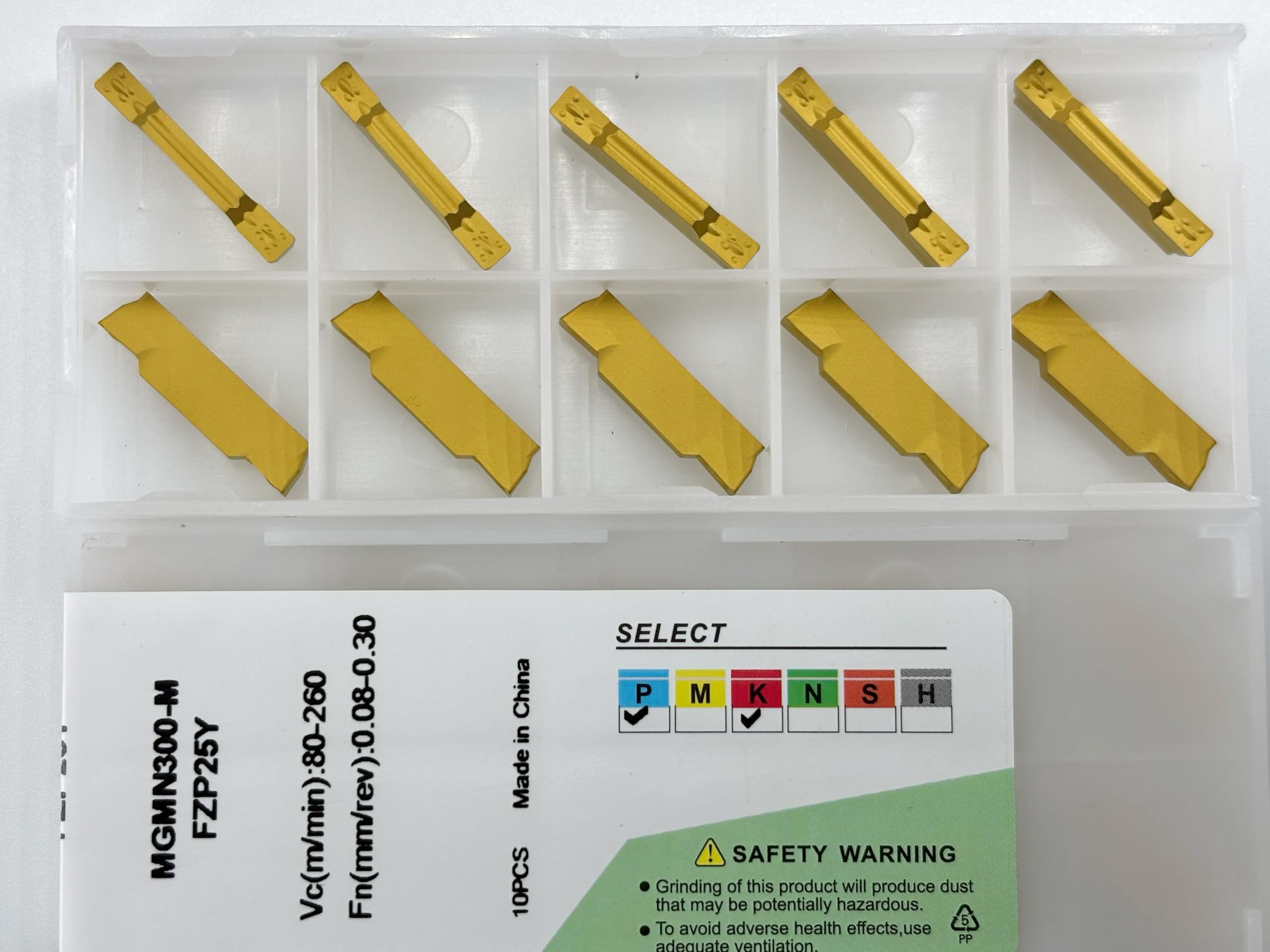 MGMN300-M Carbide Grooving Inserts CVD Coating