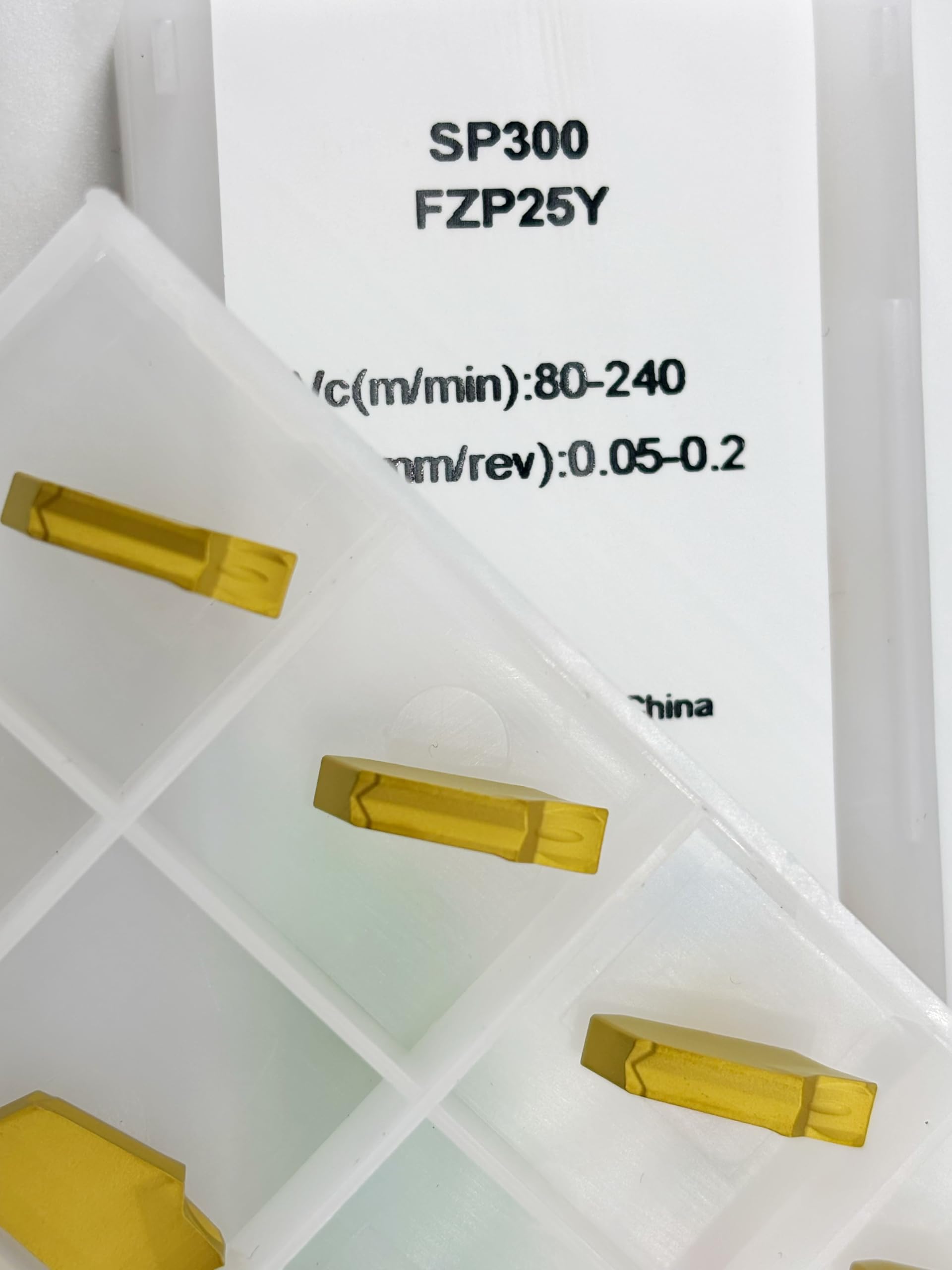 GTN-3 CNC Grooving Inserts, CVD Coated for Steel