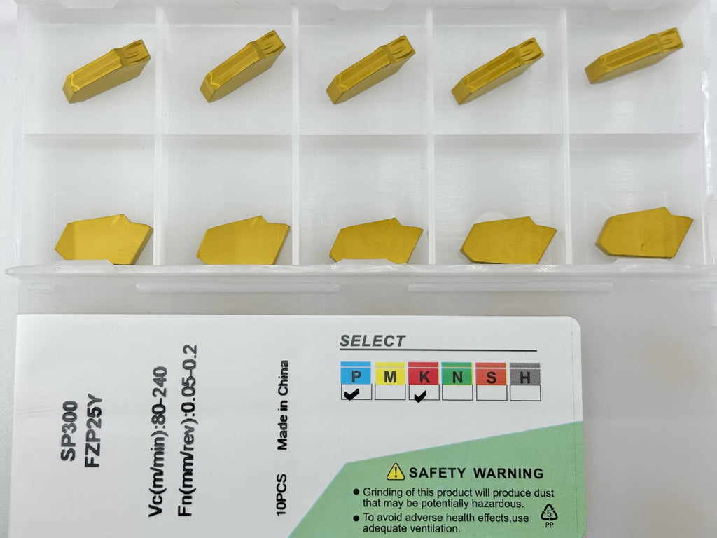 GTN-3 CNC Grooving Inserts, CVD Coated for Steel