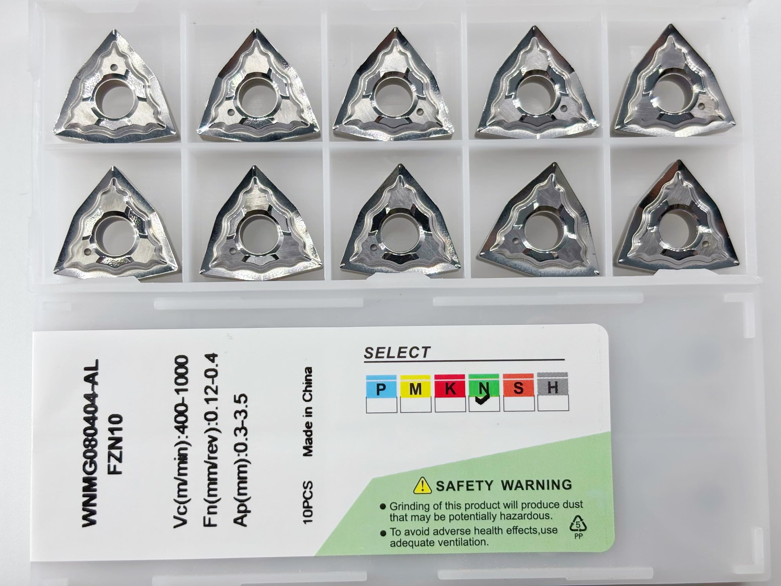 Carbide Inserts for Aluminum WNMG431 WNMG080404
